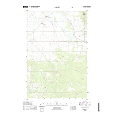 2020 Map of Helmville, 2020 Print