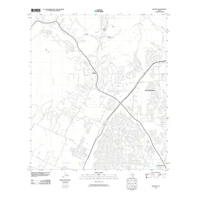 2010 Map of Helotes, 2010 Print