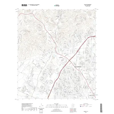 2019 Map of Helotes, 2019 Print