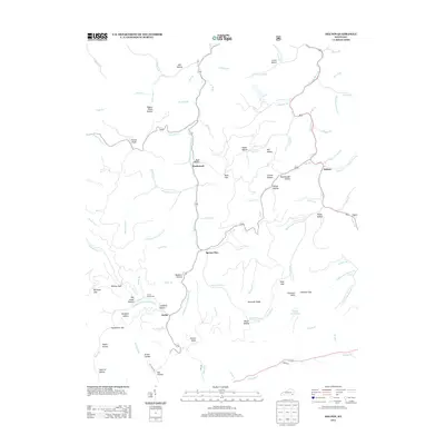 2013 Map of Helton, 2013 Print
