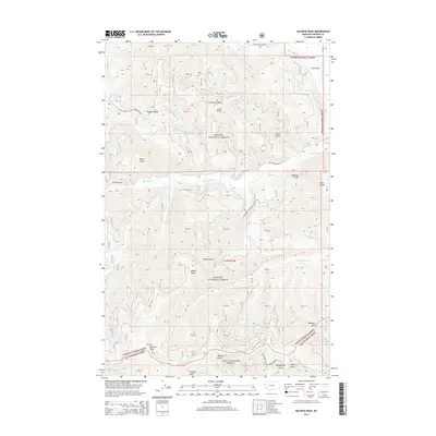 2014 Map of Helwick Peak, 2014 Print