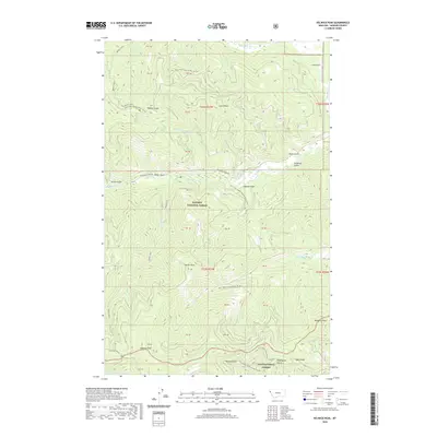 2020 Map of Helwick Peak, 2020 Print