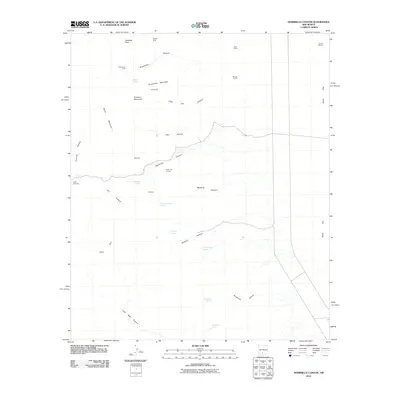 2010 Map of Hembrillo Canyon, 2010 Print