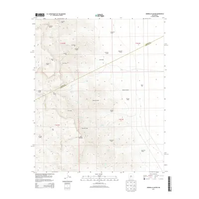 2013 Map of Hembrillo Canyon, 2013 Print