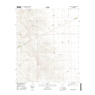 2017 Map of Hembrillo Canyon, 2017 Print