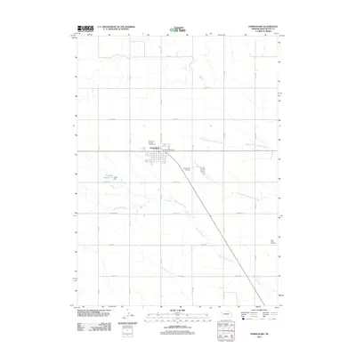 2011 Map of Hemingford, 2011 Print