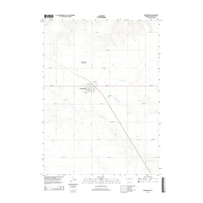 2014 Map of Hemingford, 2014 Print