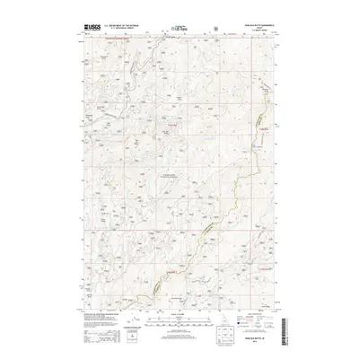 2014 Map of Hemlock Butte, 2014 Print