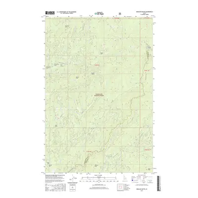 2017 Map of Hemlock Butte, 2017 Print