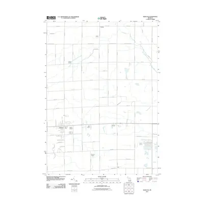 2011 Map of Hemlock, 2011 Print