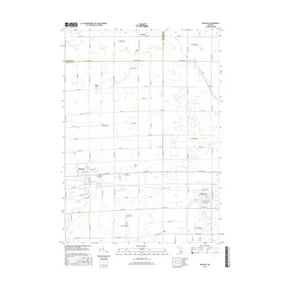 2017 Map of Hemlock, 2017 Print