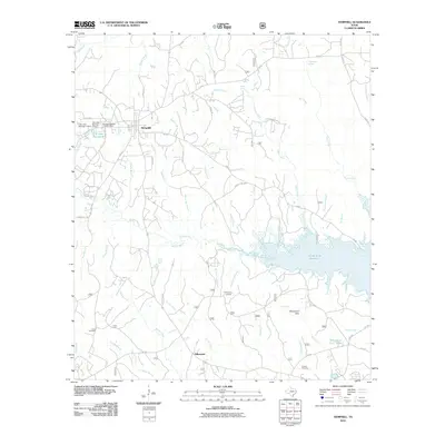 2010 Map of Hemphill, 2010 Print