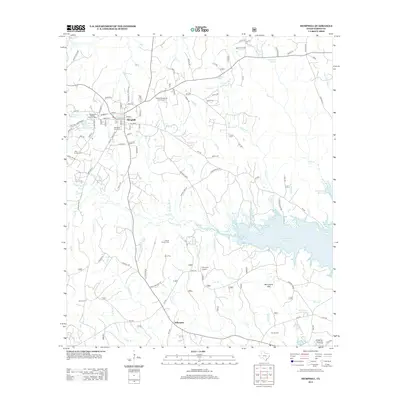 2012 Map of Hemphill, 2012 Print