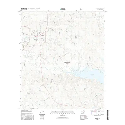2016 Map of Hemphill, 2016 Print