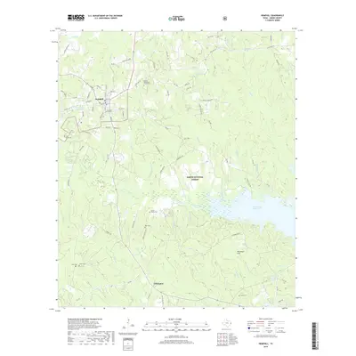 2019 Map of Hemphill, 2019 Print