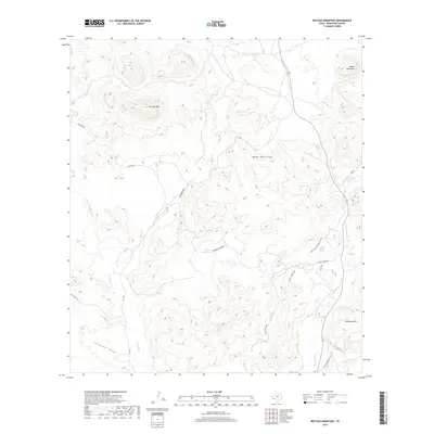 2019 Map of Hen Egg Mountain, 2019 Print