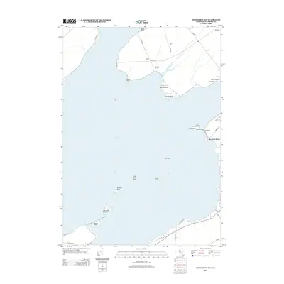 2013 Map of Henderson Bay, 2013 Print