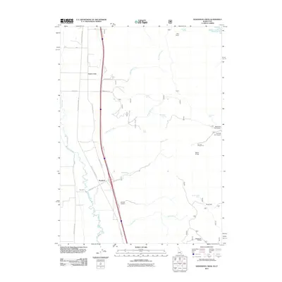 2011 Map of Henderson Creek, 2011 Print