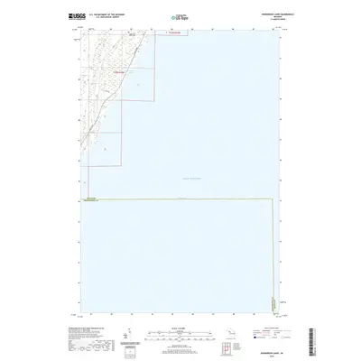 2019 Map of Henderson Lakes, 2019 Print