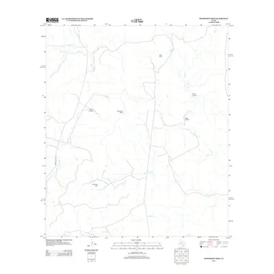 2012 Map of Henderson Mesa, 2012 Print