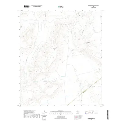 2019 Map of Henderson Mesa, 2019 Print