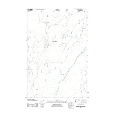 2011 Map of Henderson Mountain, 2011 Print