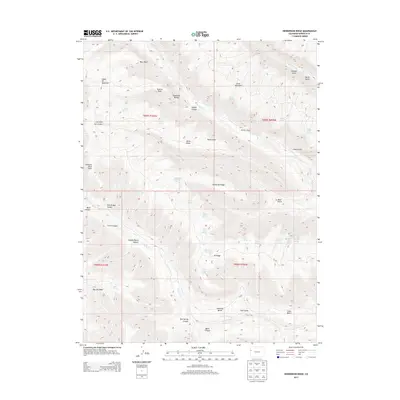 2013 Map of Henderson Ridge, 2013 Print