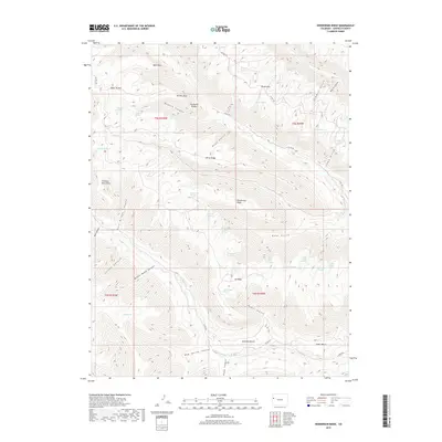 2019 Map of Henderson Ridge, 2019 Print