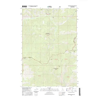 2017 Map of Henderson Ridge, 2017 Print