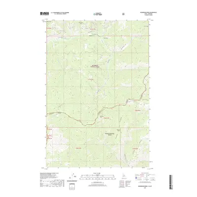 2020 Map of Henderson Ridge, 2020 Print
