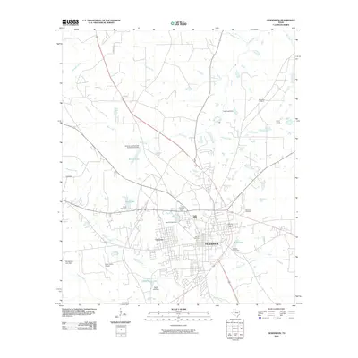 2010 Map of Henderson, 2010 Print