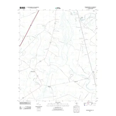 2011 Map of Hendersonville, 2011 Print