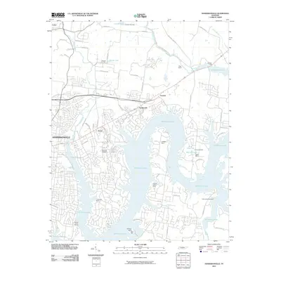 2010 Map of Hendersonville, 2010 Print