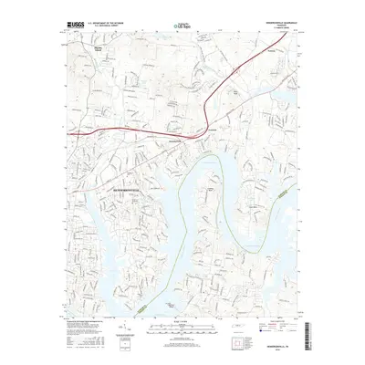2016 Map of Hendersonville, 2016 Print