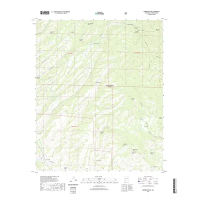 2020 Map of Hendricks Peak, 2020 Print
