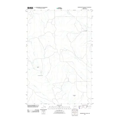 2011 Map of Hendrickson Coulee, 2011 Print