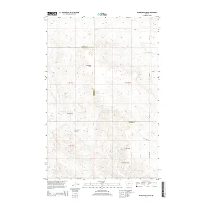 2014 Map of Hendrickson Coulee, 2014 Print