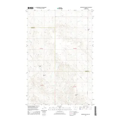 2017 Map of Hendrickson Coulee, 2017 Print
