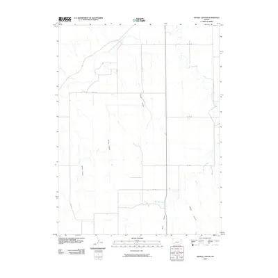 2009 Map of Henkle Canyon, 2009 Print