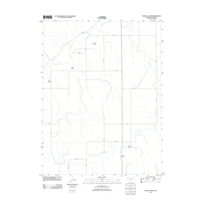 2012 Map of Henkle Canyon, 2012 Print