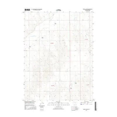 2015 Map of Henkle Canyon, 2015 Print