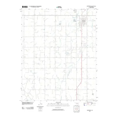 2009 Map of Hennessey, 2009 Print
