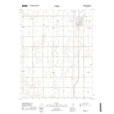 2018 Map of Hennessey, 2018 Print