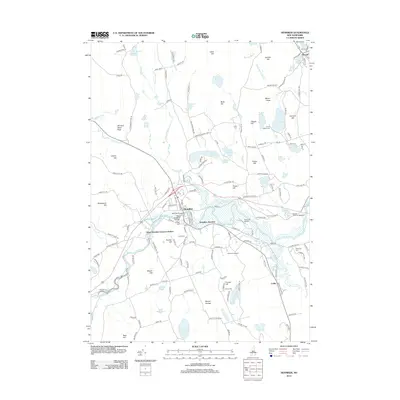 2012 Map of Henniker, 2012 Print