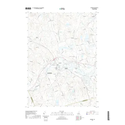 2018 Map of Henniker, 2018 Print