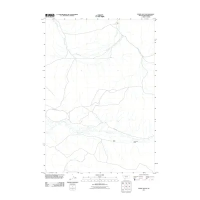 2011 Map of Henry Gulch, 2011 Print