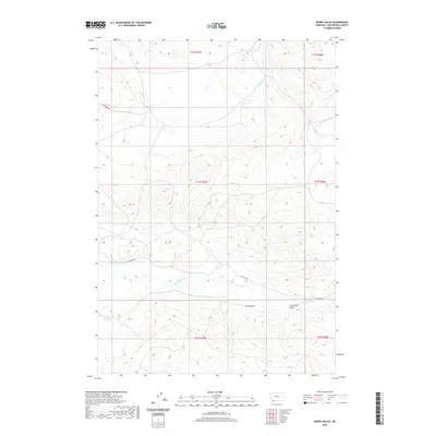 2020 Map of Henry Gulch, 2020 Print
