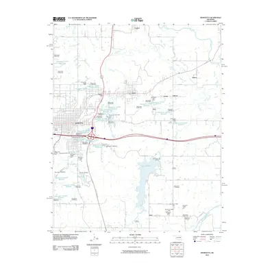 2010 Map of Henryetta, 2010 Print