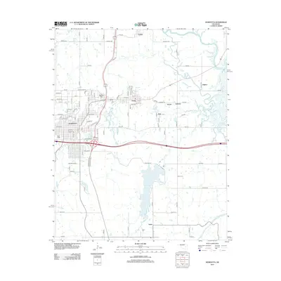 2012 Map of Henryetta, 2012 Print