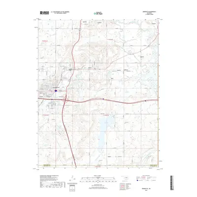 2018 Map of Henryetta, 2018 Print